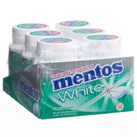 MENTOS GUM WHITE GREEN MINT MENTOS GUM WHITE GREEN MINT