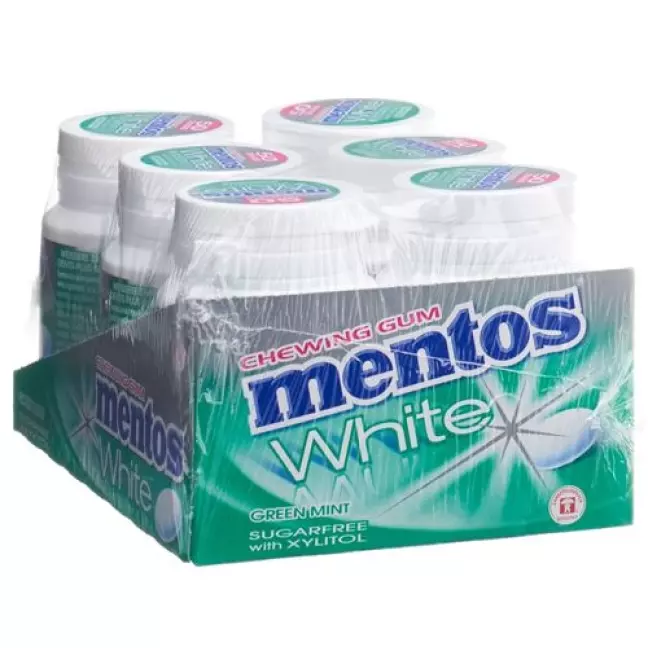 MENTOS GUM WHITE GREEN MINT MENTOS GUM WHITE GREEN MINT