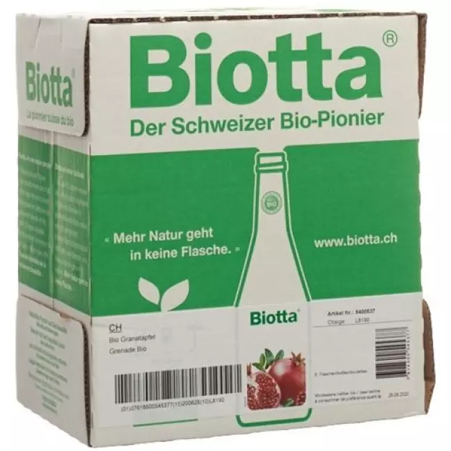 BIOTTA BIO GRANATAPFEL SAFT BIOTTA BIO GRANATAPFEL SAFT