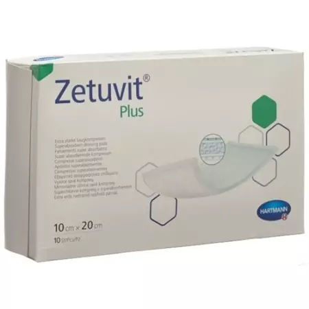 Zetuvit Plus Absorptionsverband 10x20см 10 штук Zetuvit Plus Absorptionsverband 10x20см 10 штук