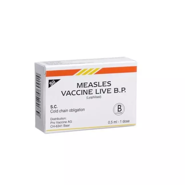 Measles Vaccine Live 0.5 ml Ampulle Measles Vaccine Live 0.5 ml Ampulle