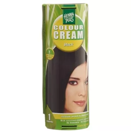 Henna Plus Colour крем 1 Schwarz 60г Henna Plus Colour крем 1 Schwarz 60г