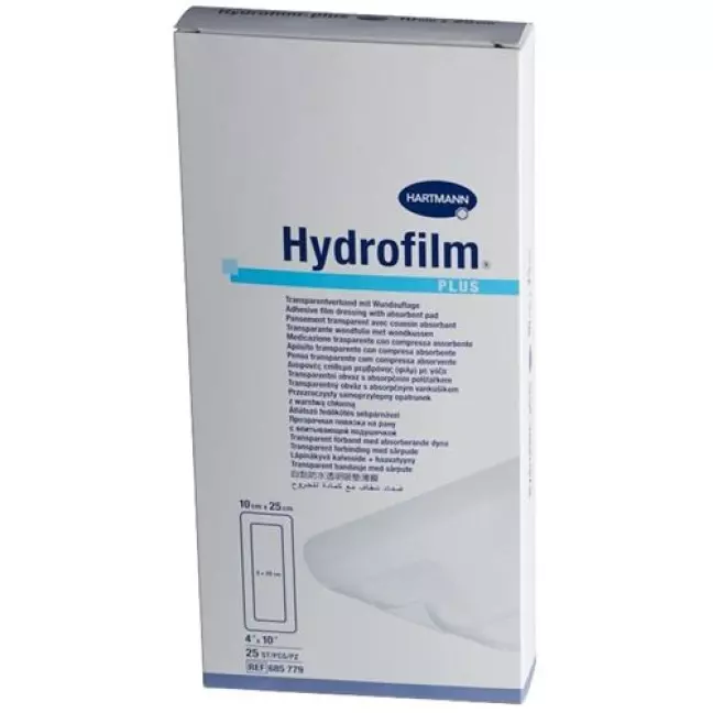 Hydrofilm Plus Wundverband Film 10x25см Steril 25 штук Hydrofilm Plus Wundverband Film 10x25см Steril 25 штук