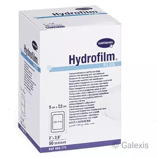 Hydrofilm Plus Wundverband Film 5x7.2см Steril 50 штук