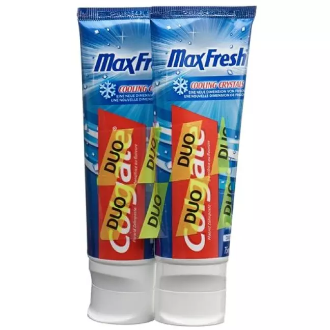 Colgate Max Fresh Zahnpasta Cool Mint 2x 75мл Colgate Max Fresh Zahnpasta Cool Mint 2x 75мл