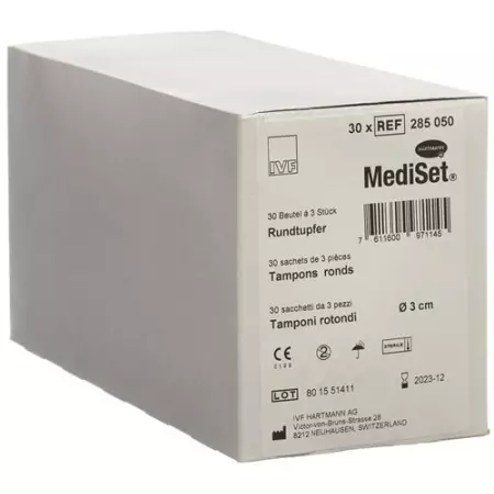 Mediset Rundtupfer 3см 30x 3 штуки Mediset Rundtupfer 3см 30x 3 штуки