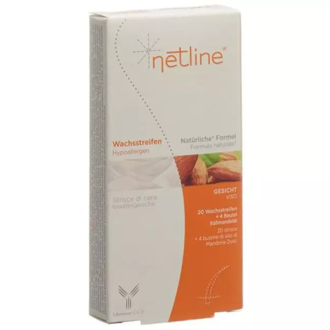 Netline Hypoallerg Kaltwachsstreifen Gesicht 20 штук Netline Hypoallerg Kaltwachsstreifen Gesicht 20 штук