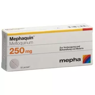 Мефахин (мефлохин) 250 мг 8 таблеток покрытых оболочкой 