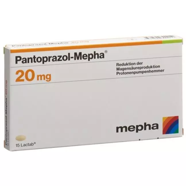 Пантопразол Мефа 20 мг 120 таблеток покрытых оболочкой