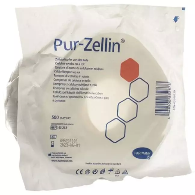 Pur-zellin 4x5см не стерильный 500 штук Pur-zellin 4x5см не стерильный 500 штук