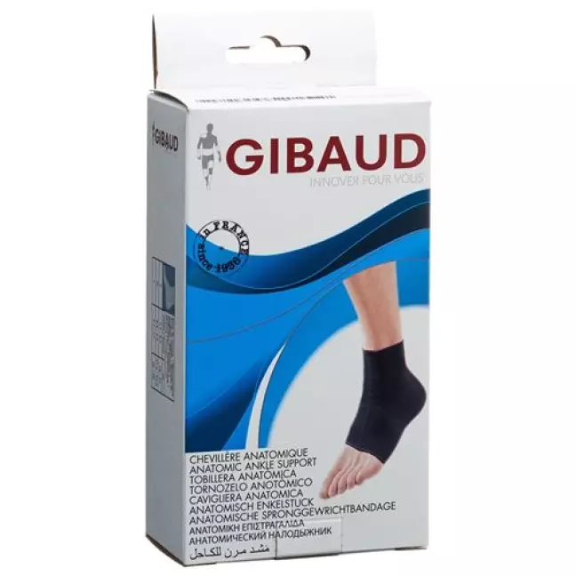Gibaud Sprunggelenkbandage Anat L 25-28см schwarz Gibaud Sprunggelenkbandage Anat L 25-28см schwarz
