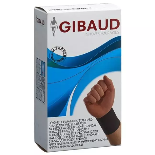 Gibaud Handgelenkmansch Verstellbar S 13-15см Schwarz Gibaud Handgelenkmansch Verstellbar S 13-15см Schwarz