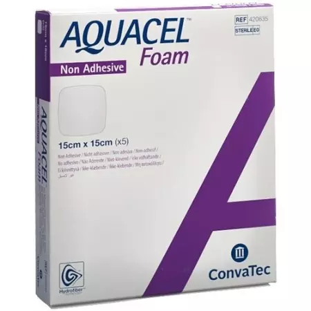 Aquacel Foam 15x15см не адгезивные 5 штук
