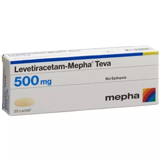 Леветирацетам Мефа Тева 500 мг 100 таблеток покрытых оболочкой