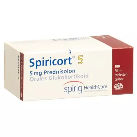 Spiricort 5 mg 100 filmtablets Spiricort 5 mg 100 filmtablets