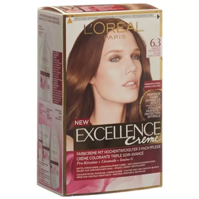 Excellence Color крем 6.30 Gold Dunkelblond Excellence Color крем 6.30 Gold Dunkelblond