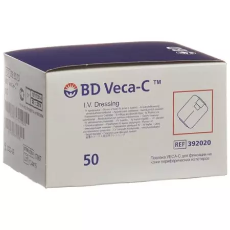 BD Veca-c катетер Fixierverband Sichtfenst 50 штук BD Veca-c катетер Fixierverband Sichtfenst 50 штук