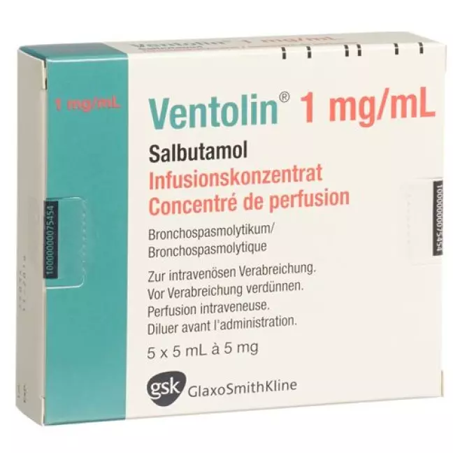 VENTOLIN INFUSIONSKONZ 5MG/5ML VENTOLIN INFUSIONSKONZ 5MG/5ML