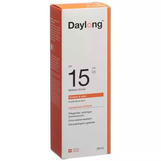 Daylong Protect&care SPF 15 лосьон в тюбике 200мл Daylong Protect&care SPF 15 лосьон в тюбике 200мл