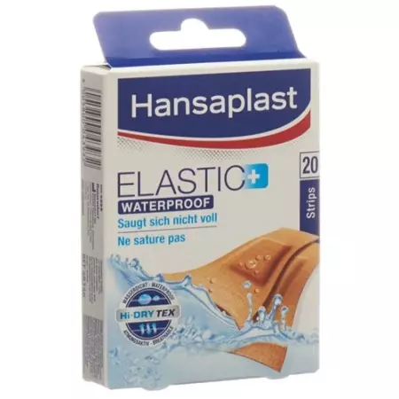 Hansaplast Elastic Waterproof Strips 20 штук Hansaplast Elastic Waterproof Strips 20 штук