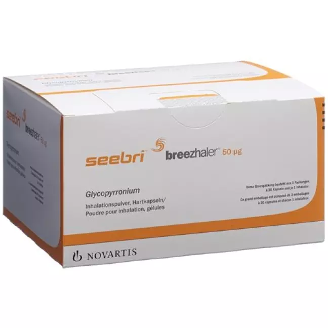 Seebri Breezhaler 50 mcg 3 X 30 Kaps Seebri Breezhaler 50 mcg 3 X 30 Kaps