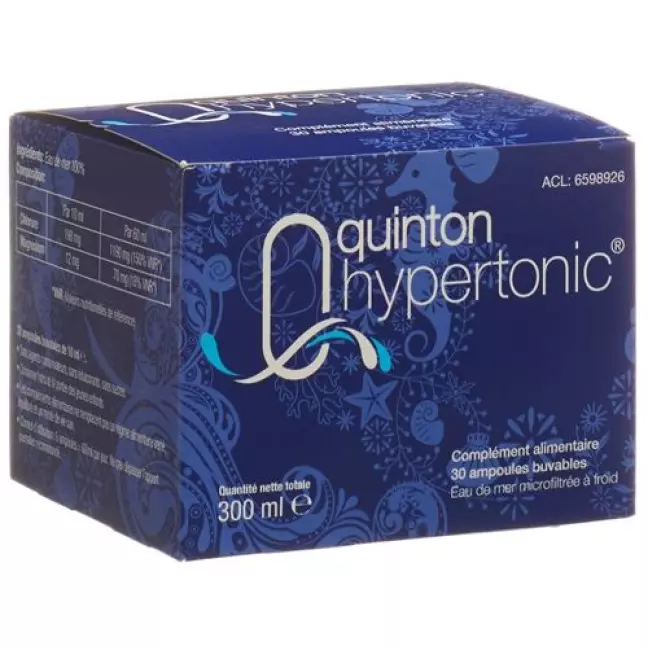 Quinton Hypertonic 21g/l в ампулах, 30 штук Quinton Hypertonic 21g/l в ампулах, 30 штук