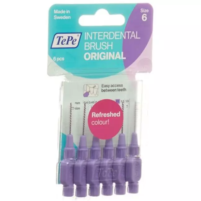 TePe Interdentalbursten 1.1мм 6 штук