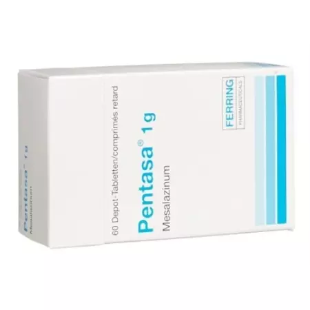 Pentasa 1 g 60 Depottablets Pentasa 1 g 60 Depottablets