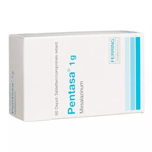 Pentasa 1 g 60 Depottablets Pentasa 1 g 60 Depottablets