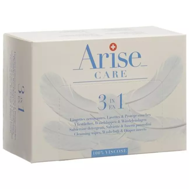 Arise Swiss Baby 2in1 Vliestucher&windelein 50 штук Arise Swiss Baby 2in1 Vliestucher&windelein 50 штук