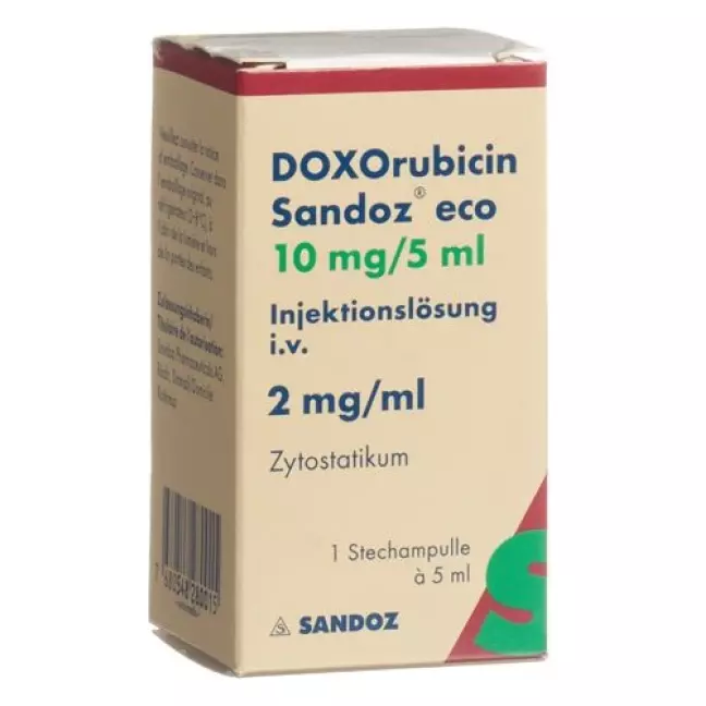 Doxorubicin Sandoz ECO 10 mg/5 ml 5 ml Doxorubicin Sandoz ECO 10 mg/5 ml 5 ml