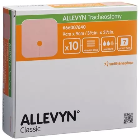 Allevyn Tracheostomy Wundkompressen 9смx9см 10 пакетиков Allevyn Tracheostomy Wundkompressen 9смx9см 10 пакетиков