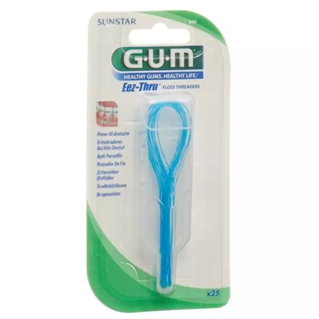 Gum Sunstar Eez Thru Zahnseide Einfadler 25 Sk Gum Sunstar Eez Thru Zahnseide Einfadler 25 Sk