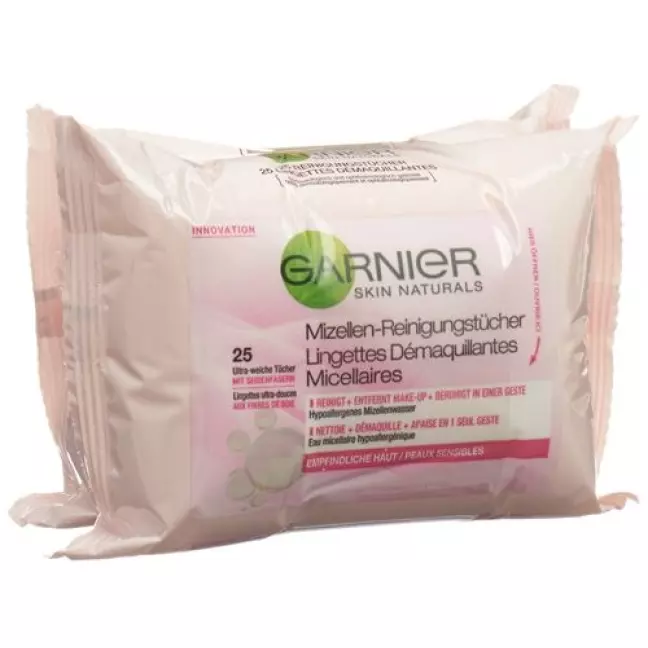 Garnier Nat Micellar Reinigungstuech Duo 2x25 St Garnier Nat Micellar Reinigungstuech Duo 2x25 St