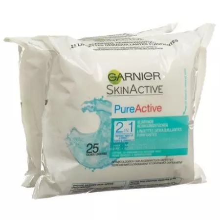 Garnier Nat Pureactive Kl Reinig-Tue Duo 2x25 St Garnier Nat Pureactive Kl Reinig-Tue Duo 2x25 St