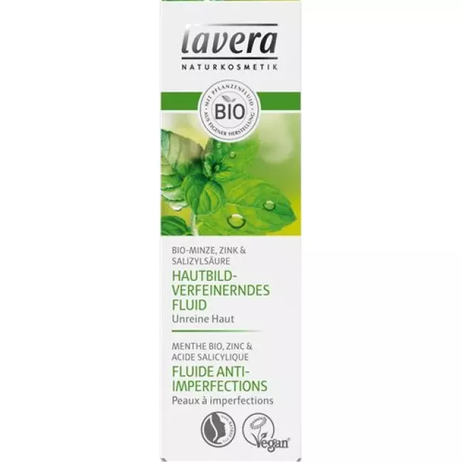 Lavera Hautbildverfeinerndes Fluid Minze 50мл Lavera Hautbildverfeinerndes Fluid Minze 50мл