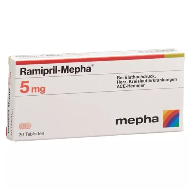 Рамиприл Мефа 5 мг 20 таблеток