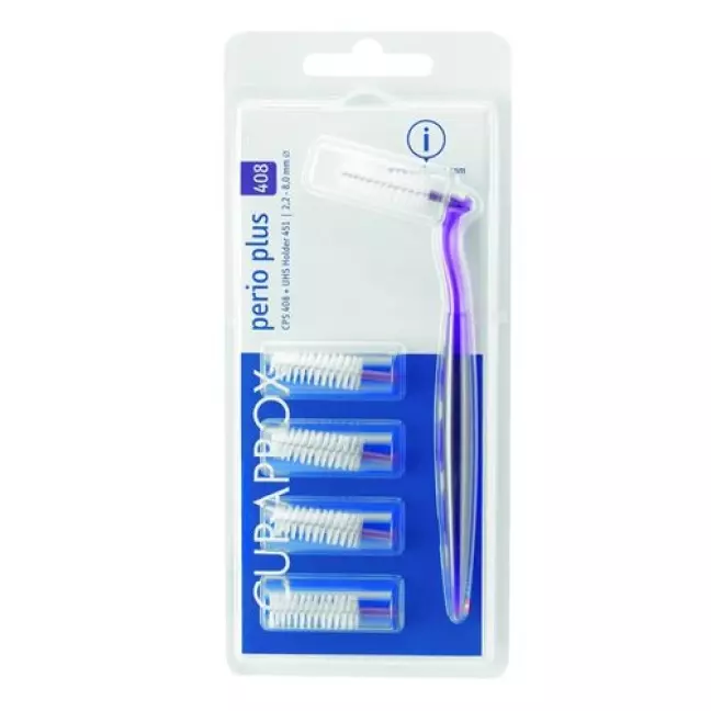 Curaprox CPS 408 Plus 5 Bursten+Halter Curaprox CPS 408 Plus 5 Bursten+Halter