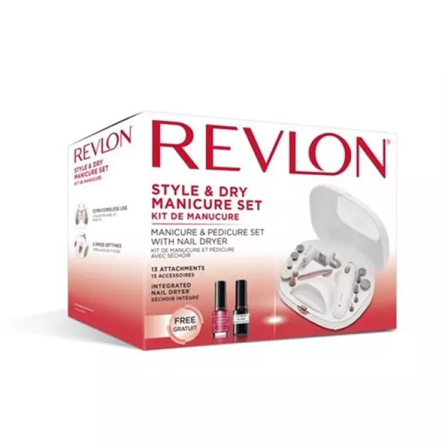 Revlon Style & Dry Manicure-Pedicure Set Rvsp3529e Revlon Style & Dry Manicure-Pedicure Set Rvsp3529e