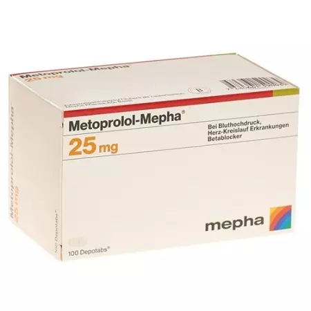 METOPROLOL MEPHA DEPO 25MG METOPROLOL MEPHA DEPO 25MG