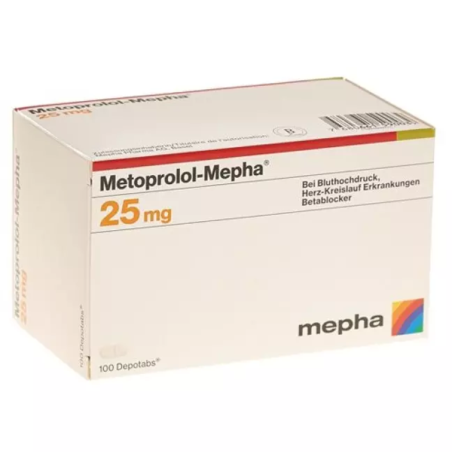 METOPROLOL MEPHA DEPO 25MG METOPROLOL MEPHA DEPO 25MG