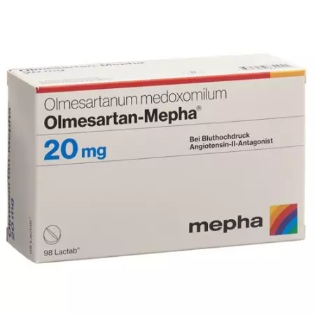 Олмесартан Мефа 20 мг 98 таблеток покрытых оболочкой