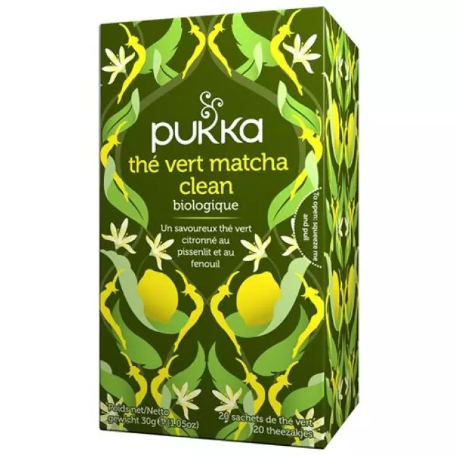 PUKKA THE VERT MATCHA CLEAN PUKKA THE VERT MATCHA CLEAN