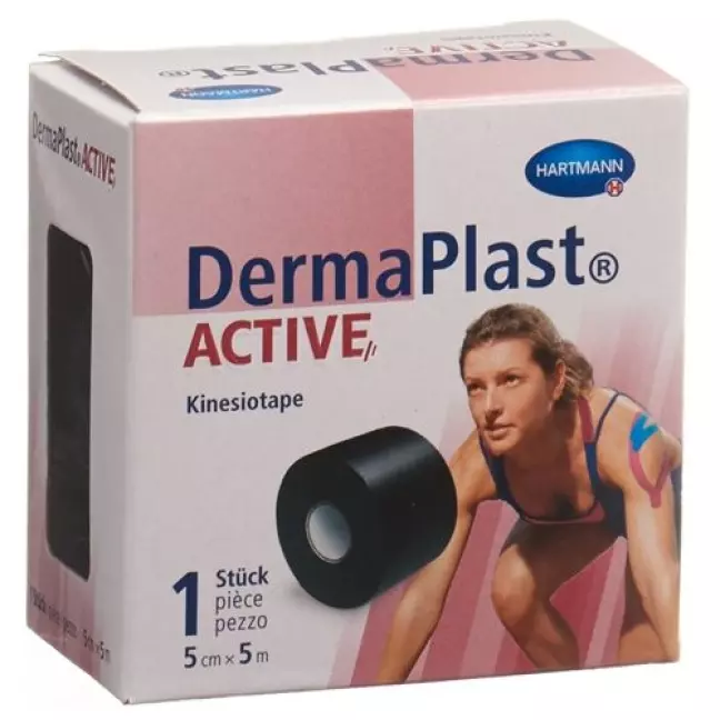 Dermaplast Active Kinesiotape 5см x 5m Schwarz Dermaplast Active Kinesiotape 5см x 5m Schwarz