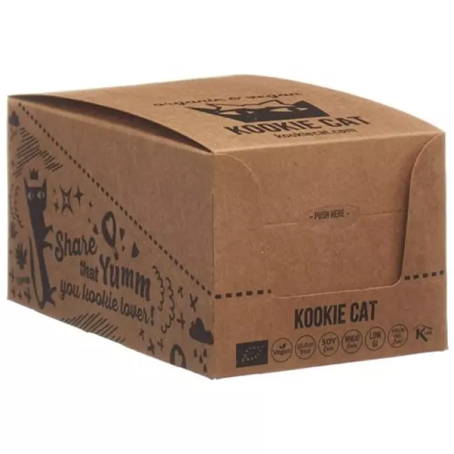 Kookie Cat Hemp Cacao Cookie 12x 50г Kookie Cat Hemp Cacao Cookie 12x 50г