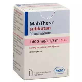 Мабтера инъекционный концентрат для подкожных инъекций 1400 мг / 11,7 мл 1 флакон 11,7 мл