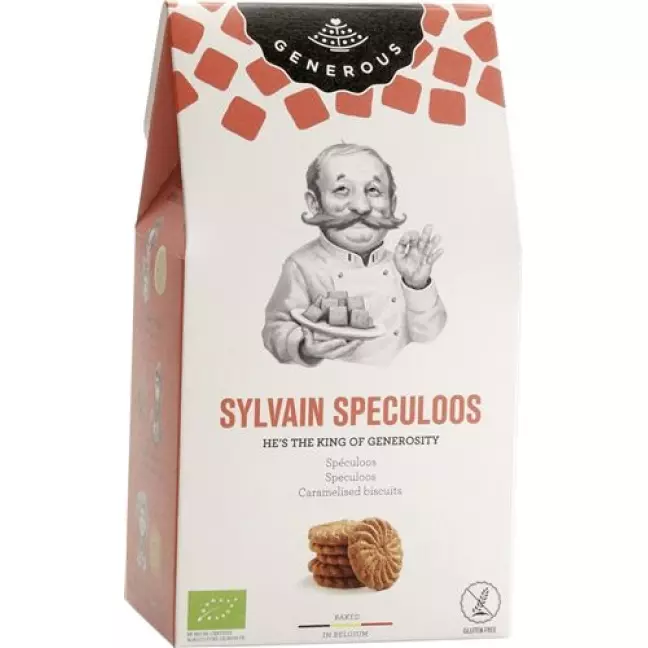 Generous Sylvain Speculoos Spekulat Glutenfrei 100г Generous Sylvain Speculoos Spekulat Glutenfrei 100г