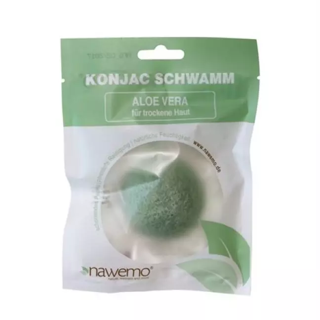 NAWEMO KONJAC SCHWAMM ALOE VER NAWEMO KONJAC SCHWAMM ALOE VER