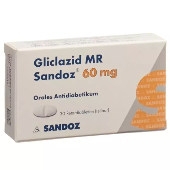 GLICLAZID MR SANDOZ RET 60 GLICLAZID MR SANDOZ RET 60