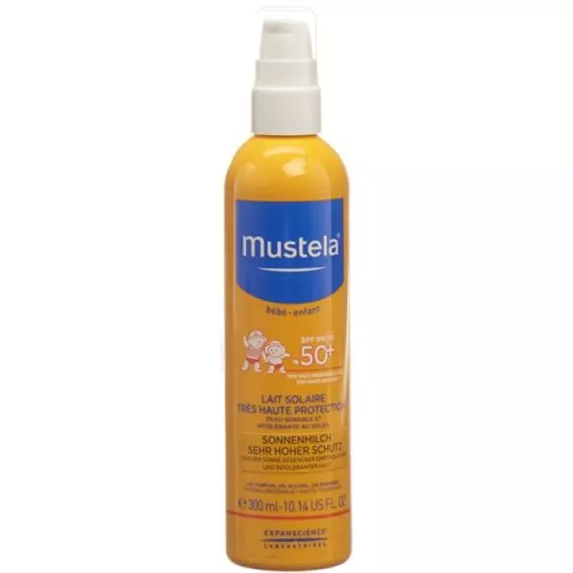 Mustela Sonnenschutz Sonnenmilch SPF 50+ 300мл Mustela Sonnenschutz Sonnenmilch SPF 50+ 300мл